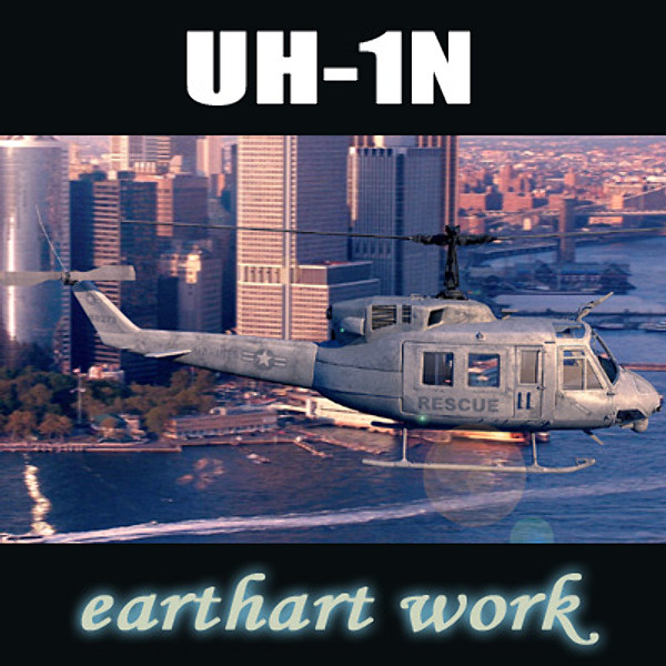 3d helicopter iroquois huey model - UH1N Iroquois(huey) by earth art