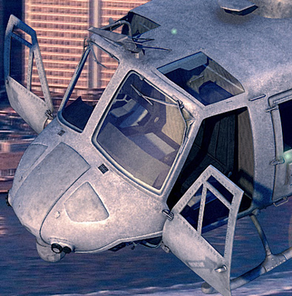3d helicopter iroquois huey model - UH1N Iroquois(huey) by earth art