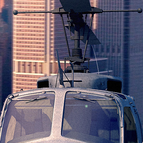 3d helicopter iroquois huey model - UH1N Iroquois(huey) by earth art