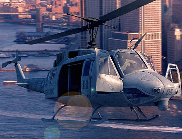 3d helicopter iroquois huey model - UH1N Iroquois(huey) by earth art
