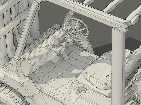 fork lift 3ds - Fork lift by fabelar