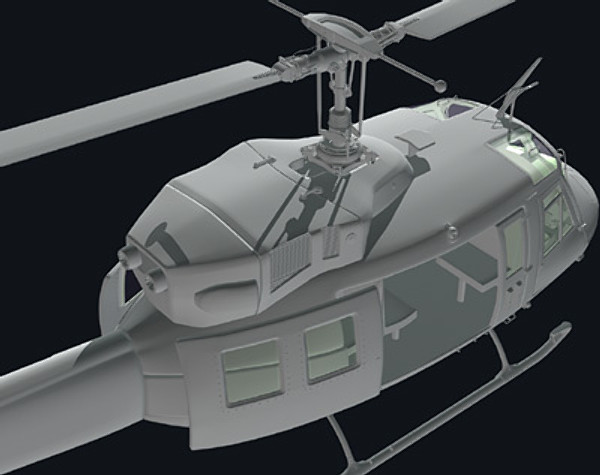 helicopter iroquois huey max - UH1N Iroquois (huey) by earth art