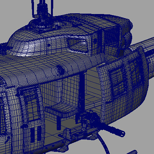 helicopter iroquois huey max - UH1N Iroquois (huey) by earth art