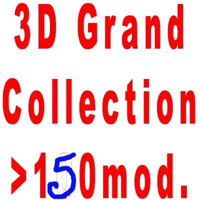 3ds max grand collection - rather big collection by samesamebutdifferent