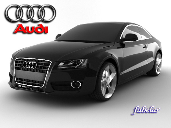audi a5 luxury 3d model - Audi A5 by fabelar