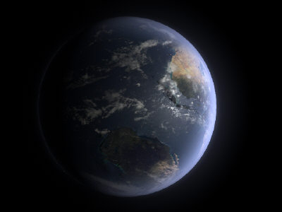 planet earth 3d ma - SIMILAR BUT NOT EARTH... by Monkey Wrench