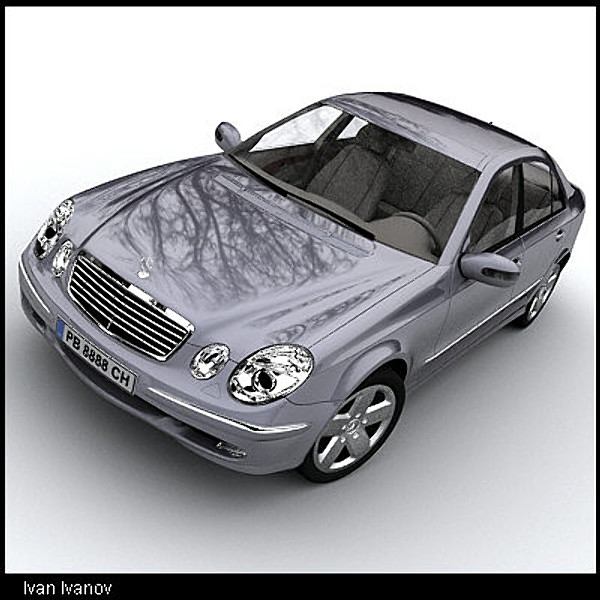 dxf mercedes e class s - Mercedes E class by vankata