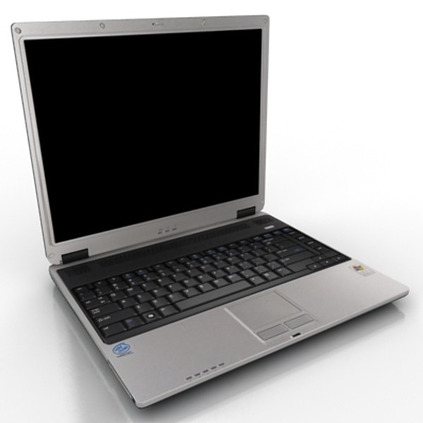 laptop pc 3d 3ds - PC laptop 5 by StepanProkop