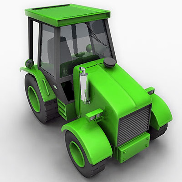 3d max tractor industrial - Tractor by QLEE