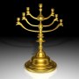 jewish menora c4d