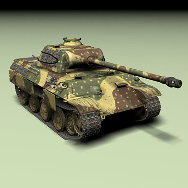 3d panther ausf tank model - panther Ausf_A tank by gadgetworks