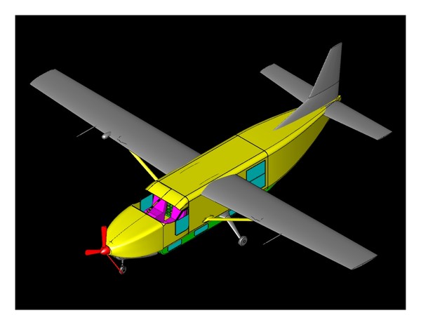 3d model caravan sat stp - Caravan.dwg or .sat or .stp by RodgerSaintJohn