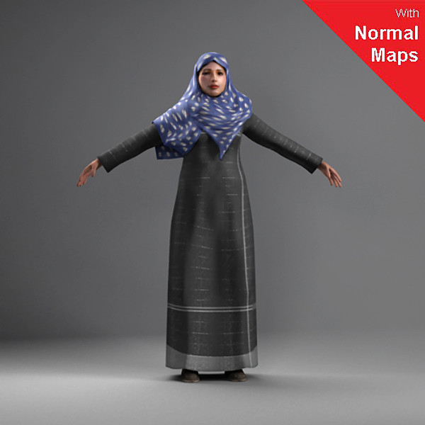 3d axyz metropoly rigged model - ARWom0002-FBX by axyzdesign