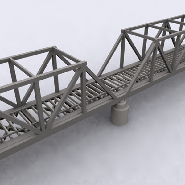 3d bridge model - bridge 001 by dinuka