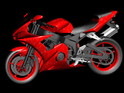 3ds max yamaha yzf motorcycle - YamahaYZF-R6.max by lethal3d