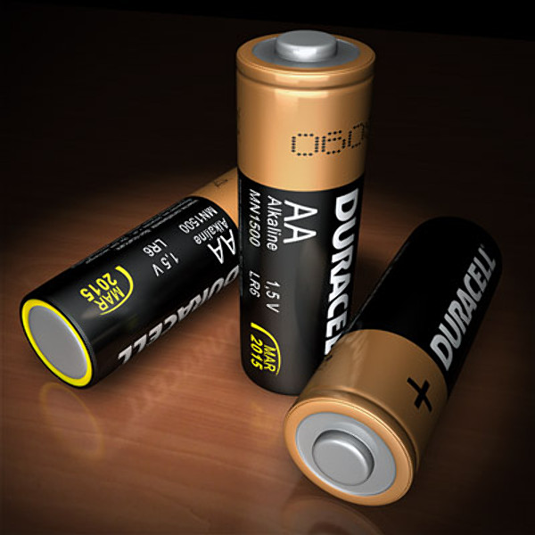 3d battery duracell - Battery DURACELL by NesAn Studio