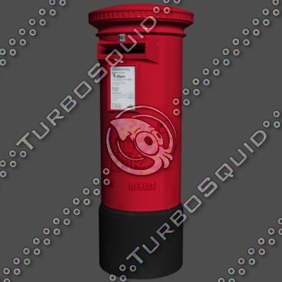 3ds max post box - postbox_A.ZIP by lyonfish