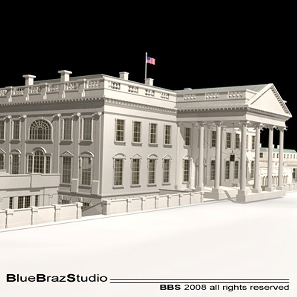 3d model white house complex - White House Complex... by BraZ