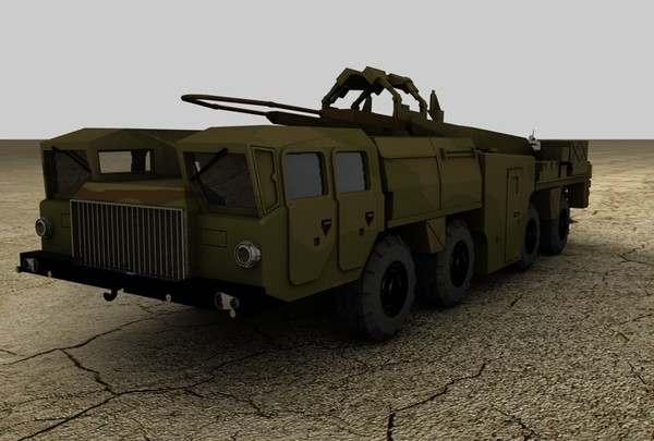 3d scud b missile truck - Scud B Missile Truck by MattTrout