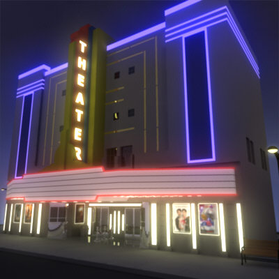 theater stanchions movie max - Theater by AhearnART