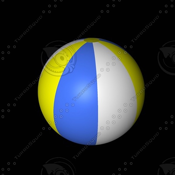 3d model beach ball - beachBall.zip by Stuff Creators