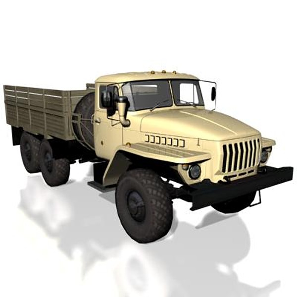 3d model ural-4320 soviet universal - Ural-4320_bort.zip by DU_mont