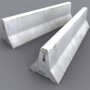 3ds max concrete barrier