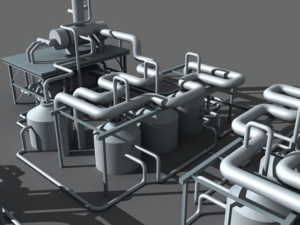 3d industrial unit 1 - Industrial unit 1... by yusuf joher taherali