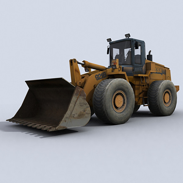loader industrial 3d max - Front Loader 1 by papillon
