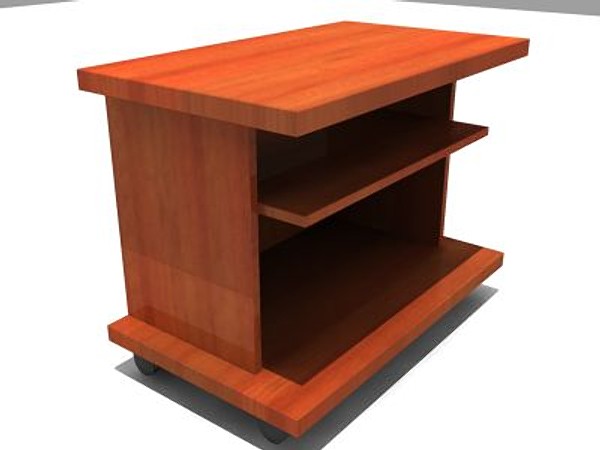 small table 3d model - table.max by ultraspek