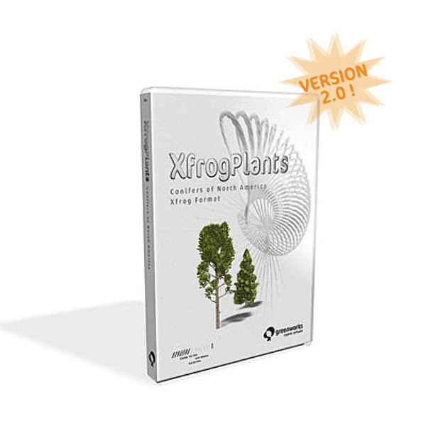 3d conifer trees dvd north america - XfrogPlants Conifers of North America DVD by xfrog