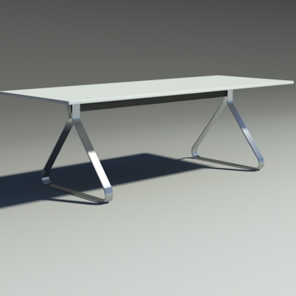 3d model fjord table square - Fjord table square... by Mak21