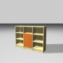 3d model of bookcase