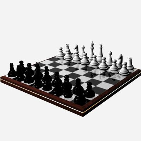 max chess knight - Chess by the3dspot