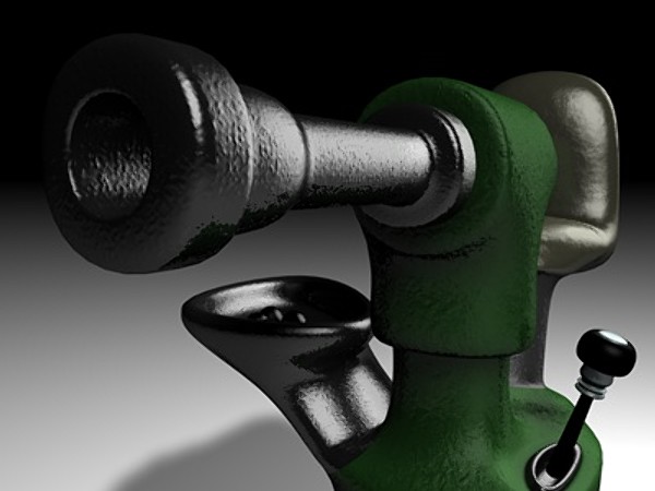 3d modern cannon model - Mobile Cannon... by Whong