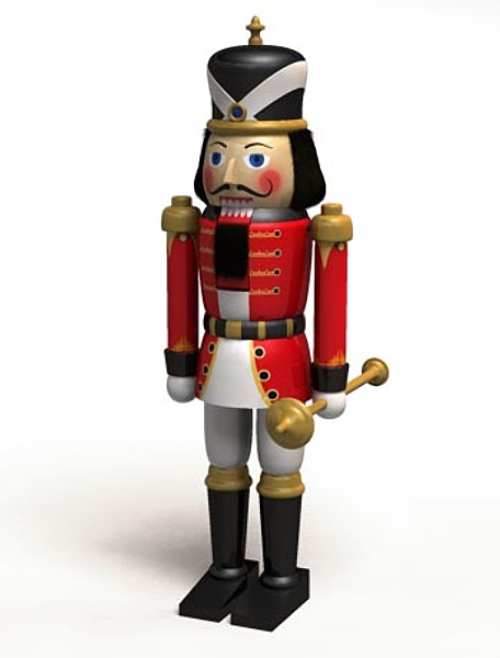 3d model nutcracker character - Nutcracker 01 by lightfiretech