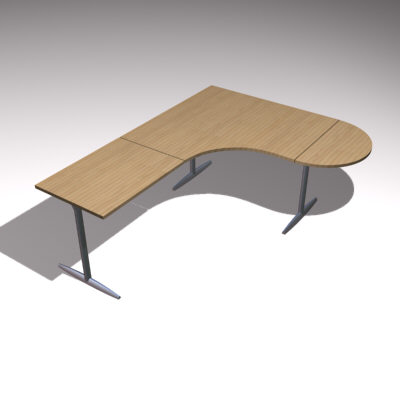 modular office desk 3d max - Office Desk 2 by Formius Design