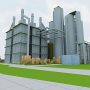 industrial complex 3d model