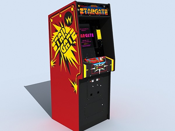 stargate arcade 3d obj - stargate arcade by monkeyodoom