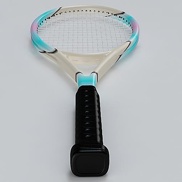 tennis racket 3d 3ds - Tennis Racket by sabah_au
