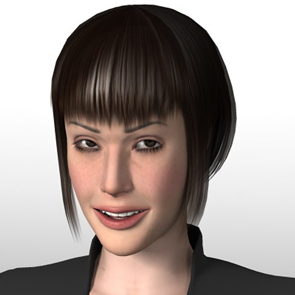 3d biped physique woman sandra model - Sandra.zip by 3dMag