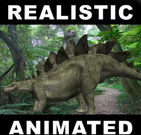 jurassic stegosaur dinosaurs estego 3d model - Amazing stegosaur by Virtual creator