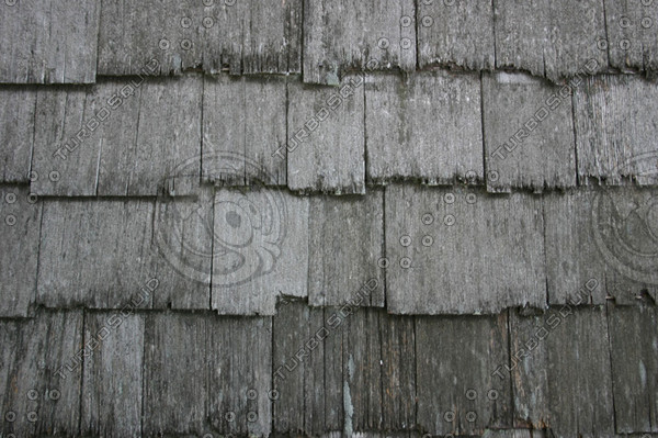 Old Shingled Roof Texture