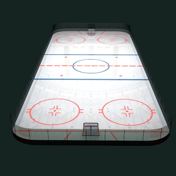 3d hockey rink - Hockey Rink by scripter