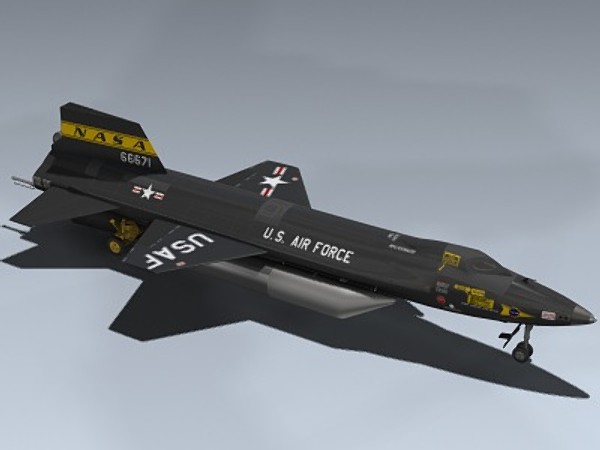3ds max x-15 x-15a-2 - X-15A-2 by Mesh Factory