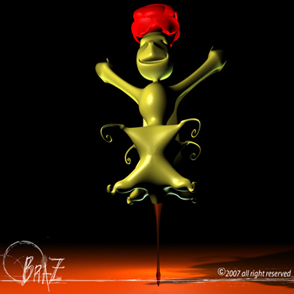 3d model spinning - Spinning top by BraZ
