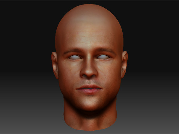 free brad pitt 3d model - Brad Pitt by studio Lab