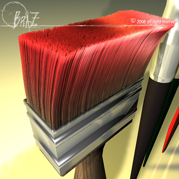 paint brush c4d - Paint brushes... by BraZ