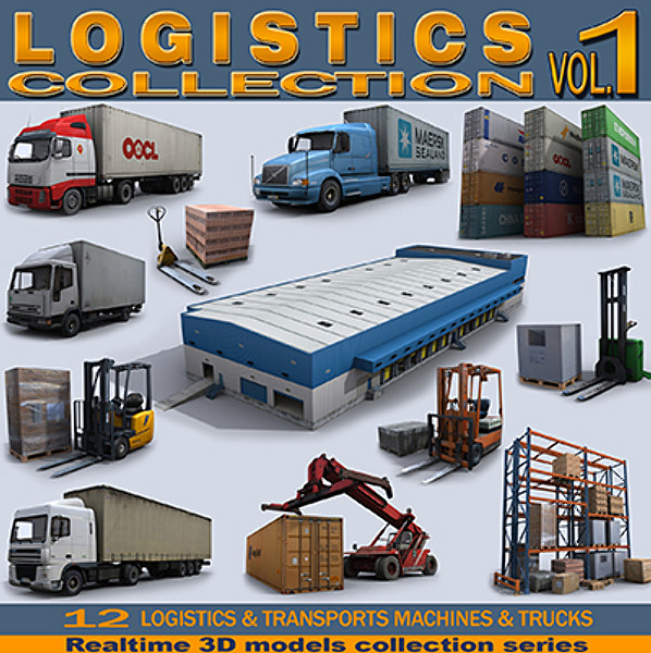 maya realtime logistics vol 1 - Logistics Collection Vol.1 by papillon