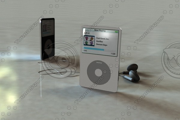 ipod video 3d max - Ipod Video by ofirc1